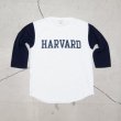 画像8: オールドプリント"HARVARD"ヴィンテージセットインベースボールアンダーTEE / Audience (8)