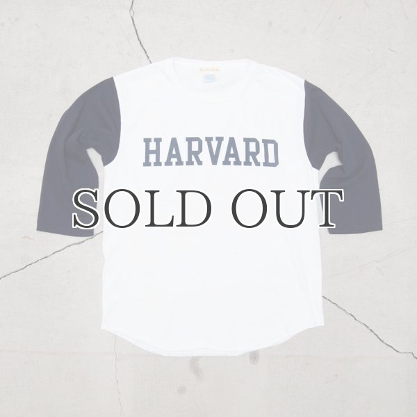 画像8: オールドプリント"HARVARD"ヴィンテージセットインベースボールアンダーTEE / Audience (8)