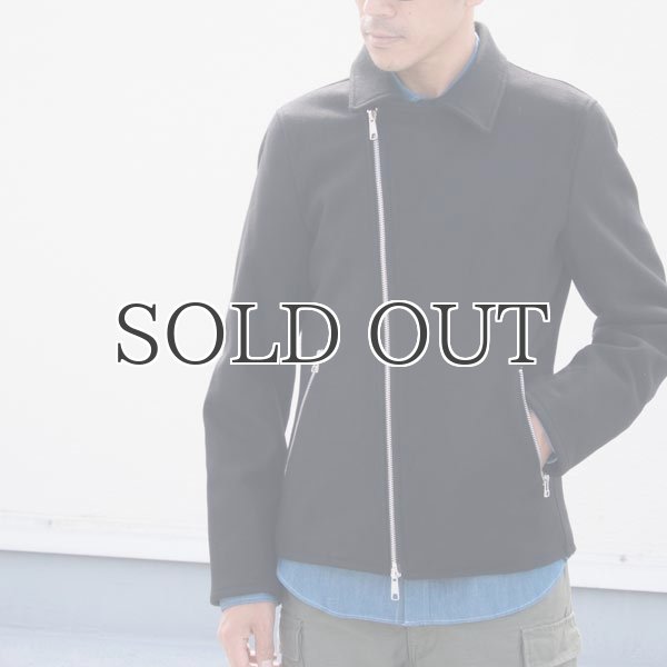 画像10: 840gピュアウールメルトンライダースジャケット 【送料無料】 / Audience【取寄せ対応可能】 (10)