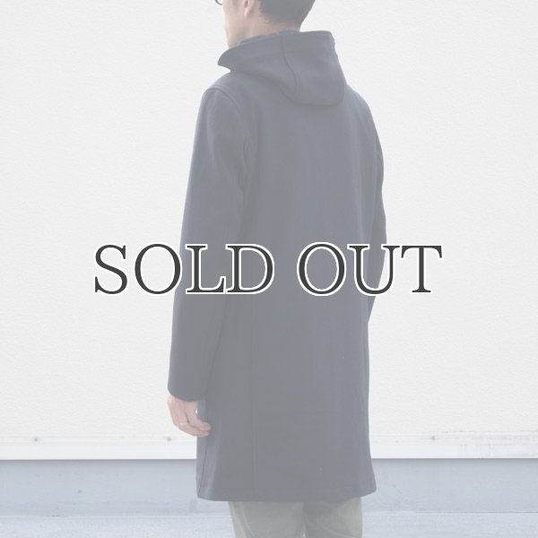 画像11: 840gピュアウールメルトン脱着フードノーカラーコート 【送料無料】 / Audience (11)
