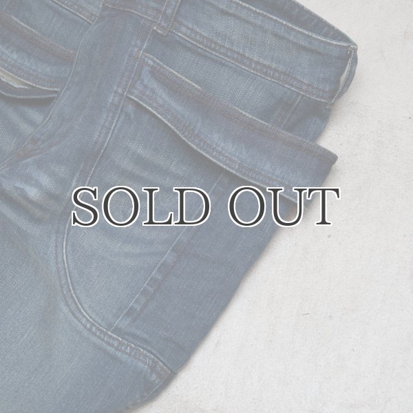 画像8: ヴィンテージウォッシュ加工ガーデニングクロップドデニムパンツ / Audience (8)