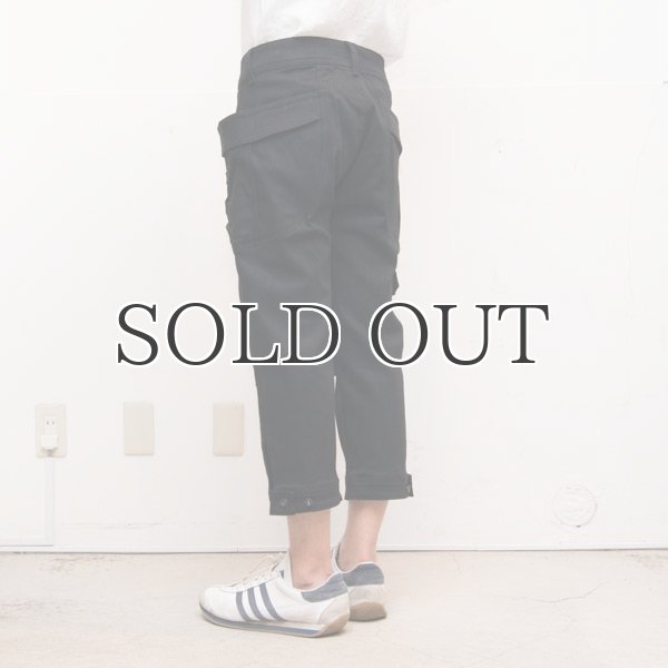 画像5: 黒×黒ガーデニングクロップドデニムパンツ【送料無料】/ Audience (5)