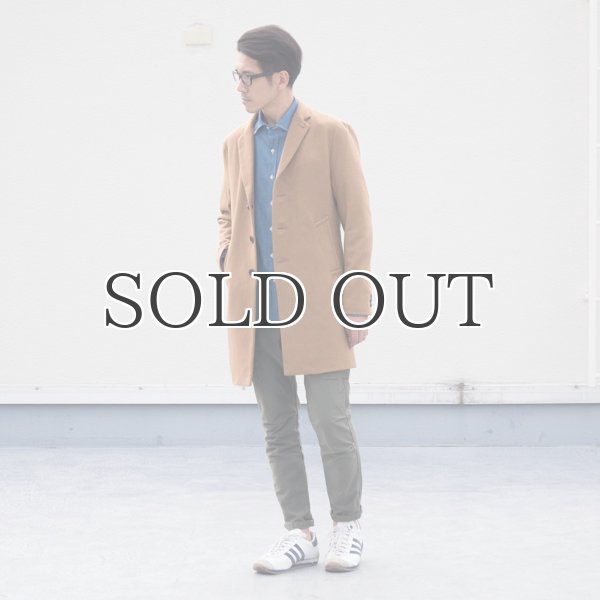 画像8: 550gピュアウールメルトン3Bチェスターコート 【送料無料】 / Audience【取寄せ対応可能】 (8)