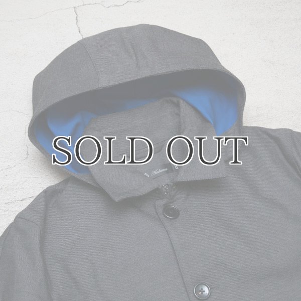 画像15: ボンディングツイル脱着フード付ステンカラーコート 【送料無料】/ Audience【取寄せ対応可能】 (15)