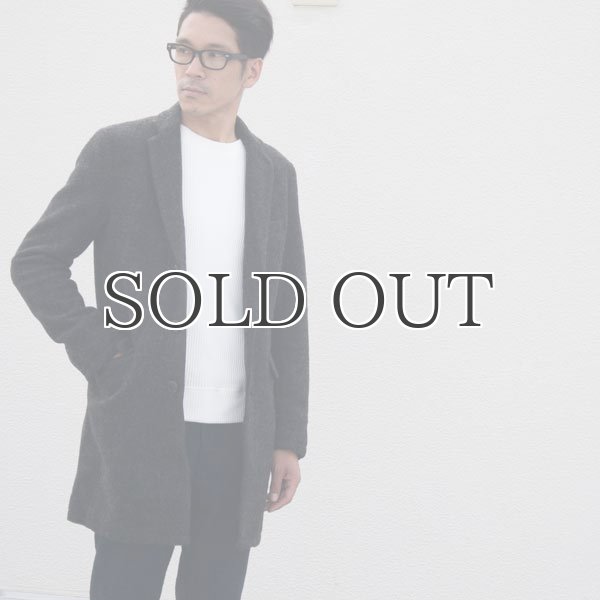 画像10: スライバーウールニット3ボタンチェスターコート  【送料無料】  / Audience (10)