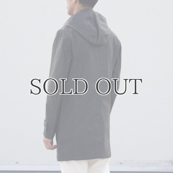 画像10: ボンディングツイル脱着フード付ステンカラーコート 【送料無料】/ Audience【取寄せ対応可能】 (10)