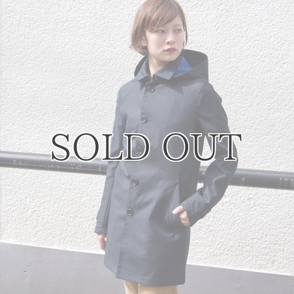 画像3: ボンディングツイル脱着フード付ステンカラーコート [Lady'S] 【送料無料】 / Audience (3)