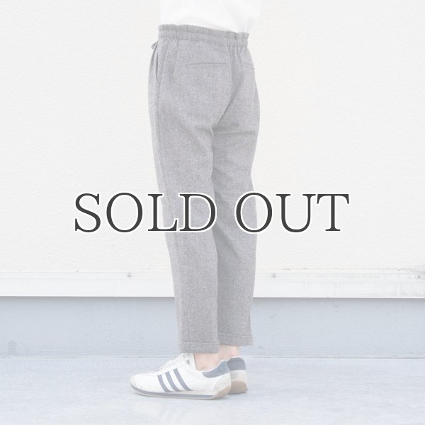 画像4: ネップウールツイードイージーワイドアンクルパンツ / Audience (4)