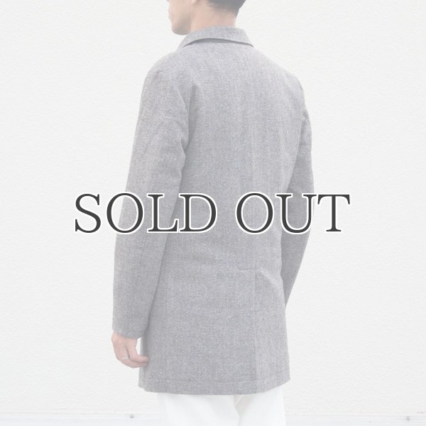 画像7: ネップウールツイードキルトスタンドカラーコート【送料無料】 / Audience (7)