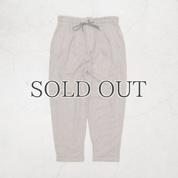 画像7: ネップウールツイードイージーワイドアンクルパンツ / Audience (7)