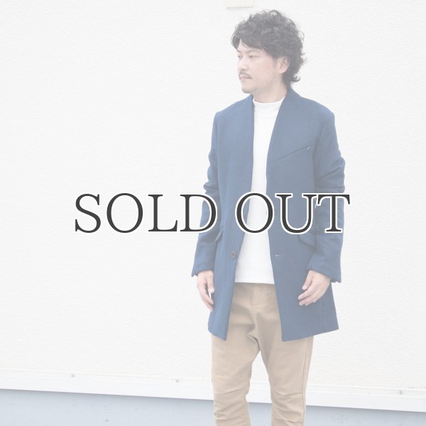 画像7: Wフェイスビーバーノーカラー2Bチェスターコート 【送料無料】 / Audience (7)