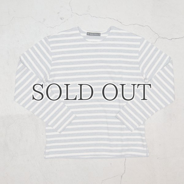 画像8: BSQ度詰ボーダー天竺 クルーネック長袖カットソー [Lady's]【MADE IN JAPAN】『日本製』 / Upscape Audience (8)