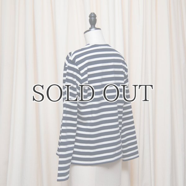 画像7: BSQ度詰ボーダー天竺 クルーネック長袖カットソー [Lady's]【MADE IN JAPAN】『日本製』 / Upscape Audience (7)