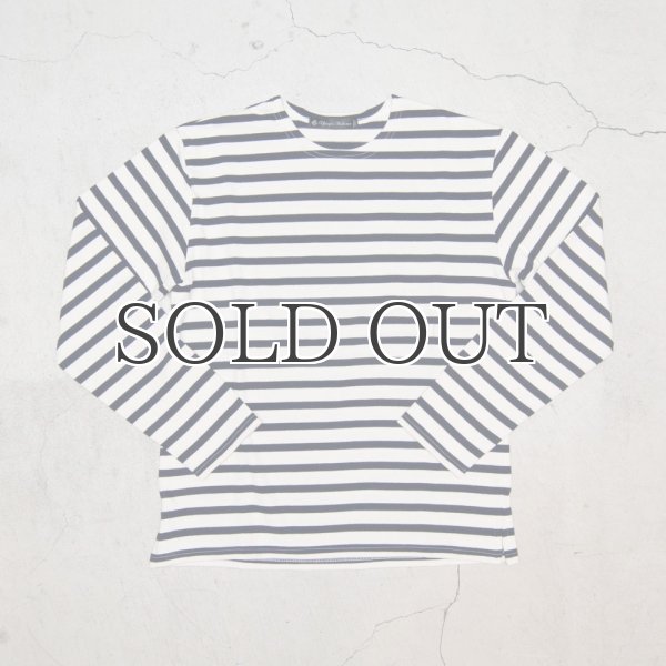 画像10: BSQ度詰ボーダー天竺 クルーネック長袖カットソー [Lady's]【MADE IN JAPAN】『日本製』 / Upscape Audience (10)