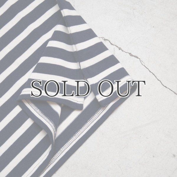 画像3: BSQ度詰ボーダー天竺 クルーネック長袖カットソー [Lady's]【MADE IN JAPAN】『日本製』 / Upscape Audience (3)