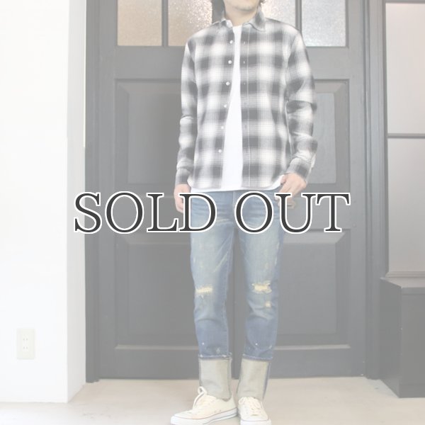 画像6: タイトフィットストレートヴィンテージクラッシュストレッチデニムパンツ  / Audience (6)