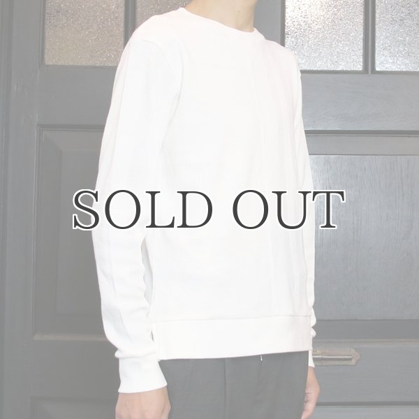 画像18: BOROライク ランダムワッフル ガゼットクルーネックニット【MADE IN JAPAN】『日本製』/ Upscape Audience (18)