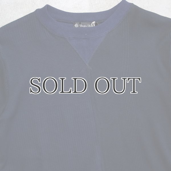 画像13: BOROライク ランダムワッフル ガゼットクルーネックニット【MADE IN JAPAN】『日本製』/ Upscape Audience (13)