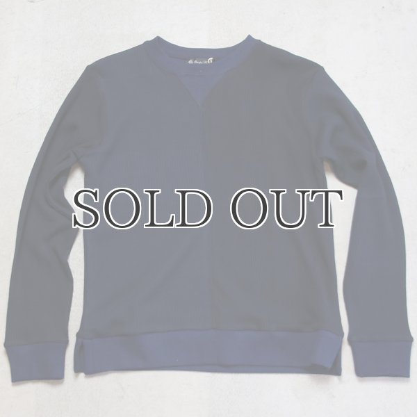 画像20: BOROライク ランダムワッフル ガゼットクルーネックニット【MADE IN JAPAN】『日本製』/ Upscape Audience (20)