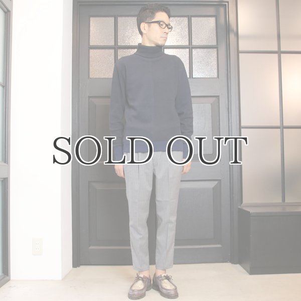 画像9: BOROライク ランダムワッフル タートルネックニット【MADE IN JAPAN】『日本製』/ Upscape Audience (9)