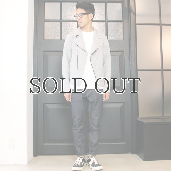 画像4: コーマ裏毛ダブルジップライダースジャケット【MADE IN JAPAN】『日本製』/ Upscape Audience (4)