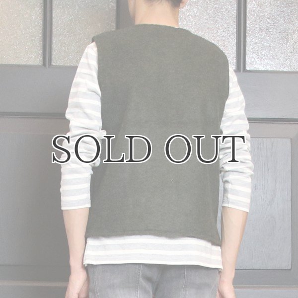 画像13: スライバーニットミルドノーカラーZipベスト【MADE IN JAPAN】『日本製』 / Upscape Audience (13)