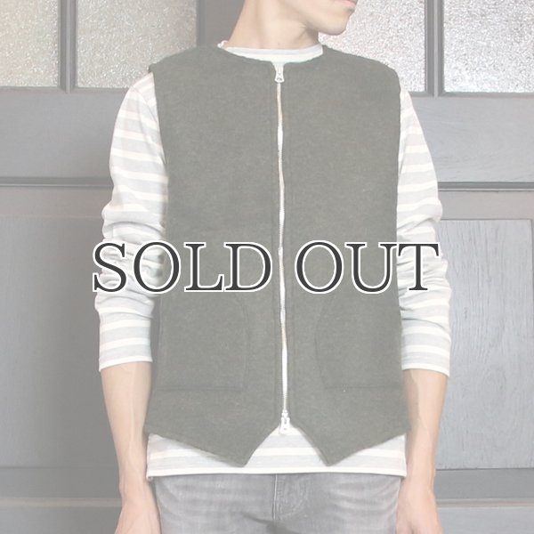 画像11: スライバーニットミルドノーカラーZipベスト【MADE IN JAPAN】『日本製』 / Upscape Audience (11)