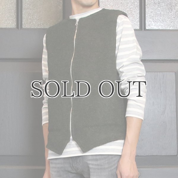画像12: スライバーニットミルドノーカラーZipベスト【MADE IN JAPAN】『日本製』 / Upscape Audience (12)