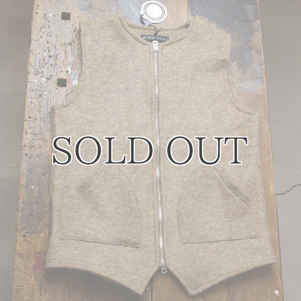 画像18: スライバーニットミルドノーカラーZipベスト【MADE IN JAPAN】『日本製』 / Upscape Audience (18)