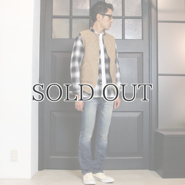 画像8: スライバーニットミルドノーカラーZipベスト【MADE IN JAPAN】『日本製』 / Upscape Audience (8)