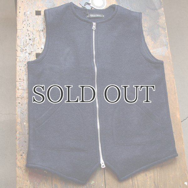 画像19: スライバーニットミルドノーカラーZipベスト【MADE IN JAPAN】『日本製』 / Upscape Audience (19)