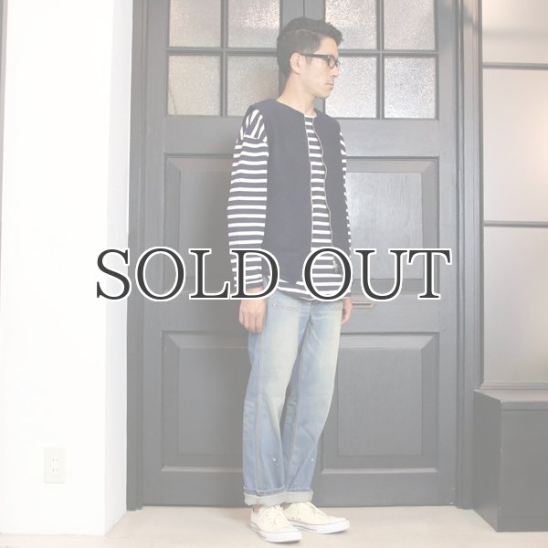 画像7: スライバーニットミルドノーカラーZipベスト【MADE IN JAPAN】『日本製』 / Upscape Audience (7)