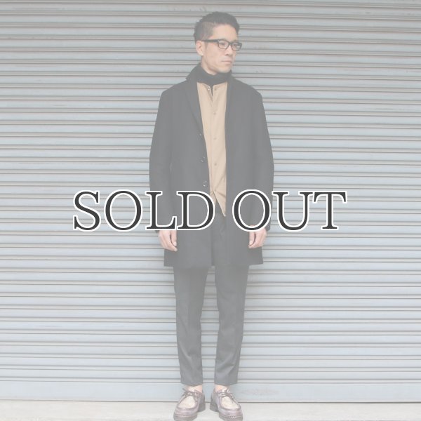 画像4: 550gピュアウールメルトン3Bチェスターコート 【送料無料】 / Audience【取寄せ対応可能】 (4)