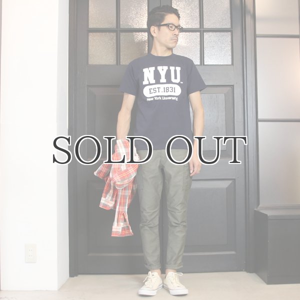 画像7: NEW YORK UNIVERSITY"NYU EST.1831"C/N S/S 6.6oz オールドプリントT / Audience (7)