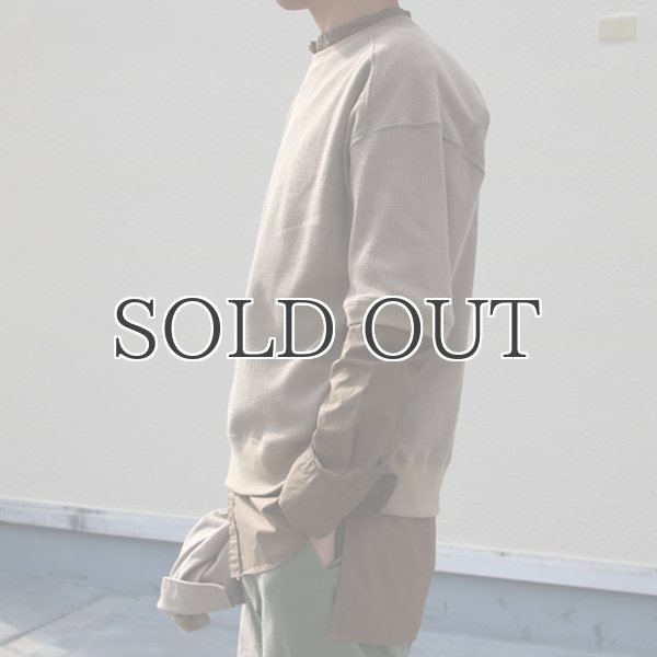 画像9: 度詰ワッフルS/Sビッグスウェット【MADE IN JAPAN】『日本製』/ Upscape Audience (9)