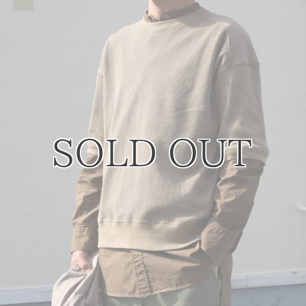 画像8: 度詰ワッフルS/Sビッグスウェット【MADE IN JAPAN】『日本製』/ Upscape Audience (8)