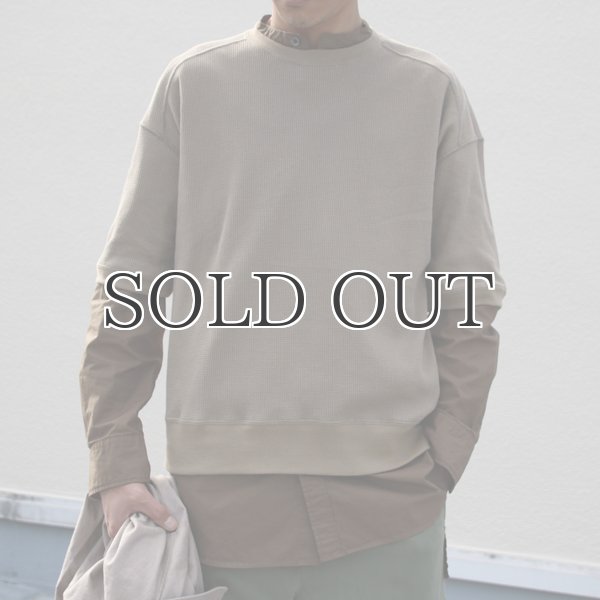 画像7: 度詰ワッフルS/Sビッグスウェット【MADE IN JAPAN】『日本製』/ Upscape Audience (7)