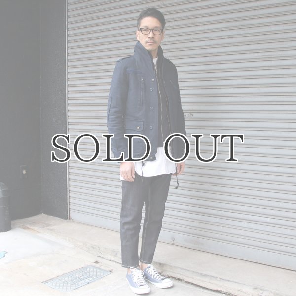 画像6: コットンリネンヘリンボーンへちま襟F-2ジャケット 【送料無料】 / Audience (6)