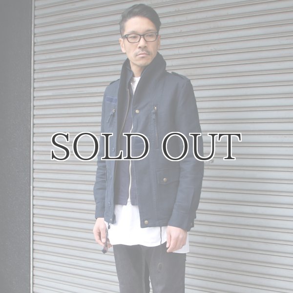 画像7: コットンリネンヘリンボーンへちま襟F-2ジャケット 【送料無料】 / Audience (7)