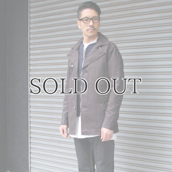 画像5: 硫化コンパクトヘリンボーンシングルトレンチコート 【送料無料】 【RE-STOCK】 / Audience (5)