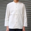 画像18: 綿麻キャンバス マオカラー9/S シャツジャケット【MADE IN JAPAN】『日本製』/ Upscape Audience (18)