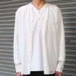 画像19: Vネックバンドカラーテンセル長袖_Shirts【MADE IN JAPAN】『日本製』/ Upscape Audience (19)