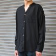 画像16: Vネックバンドカラーテンセル長袖_Shirts【MADE IN JAPAN】『日本製』/ Upscape Audience (16)