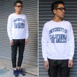 画像8: 【RE PRICE / 価格改定】UCLA" UNIVERSITY OF CALIFORNIA LOS ANGELES"C/N L/S スウェット / Audience (8)