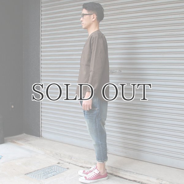 画像4: ヴィンテージウォッシュ加工レイヤーストレッチデニムクロップドパンツ / Audience (4)