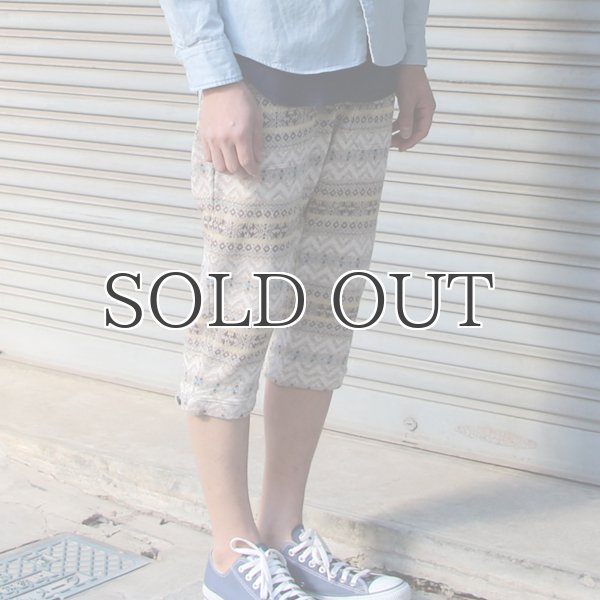 画像4: ガーデン柄ジャガード クロップドイージーパンツ【MADE IN JAPAN】 / Upscape Audience (4)