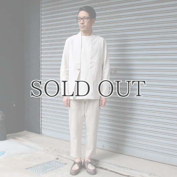 画像9: 綿麻キャンバス1Bカラーレス_jacket【MADE IN JAPAN】『日本製  / Upscape Audience (9)