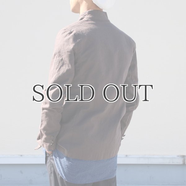 画像14: 綿麻キャンバス1Bカラーレス_jacket【MADE IN JAPAN】『日本製  / Upscape Audience (14)