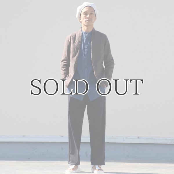 画像7: 綿麻キャンバス1Bカラーレス_jacket【MADE IN JAPAN】『日本製  / Upscape Audience (7)