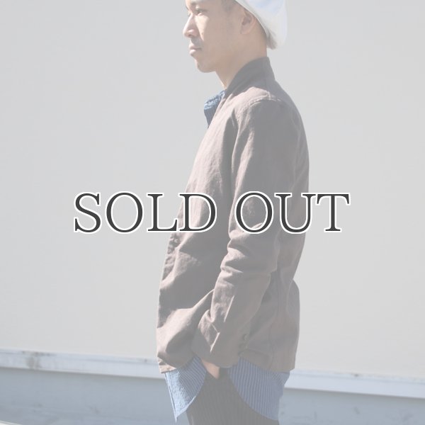 画像13: 綿麻キャンバス1Bカラーレス_jacket【MADE IN JAPAN】『日本製  / Upscape Audience (13)
